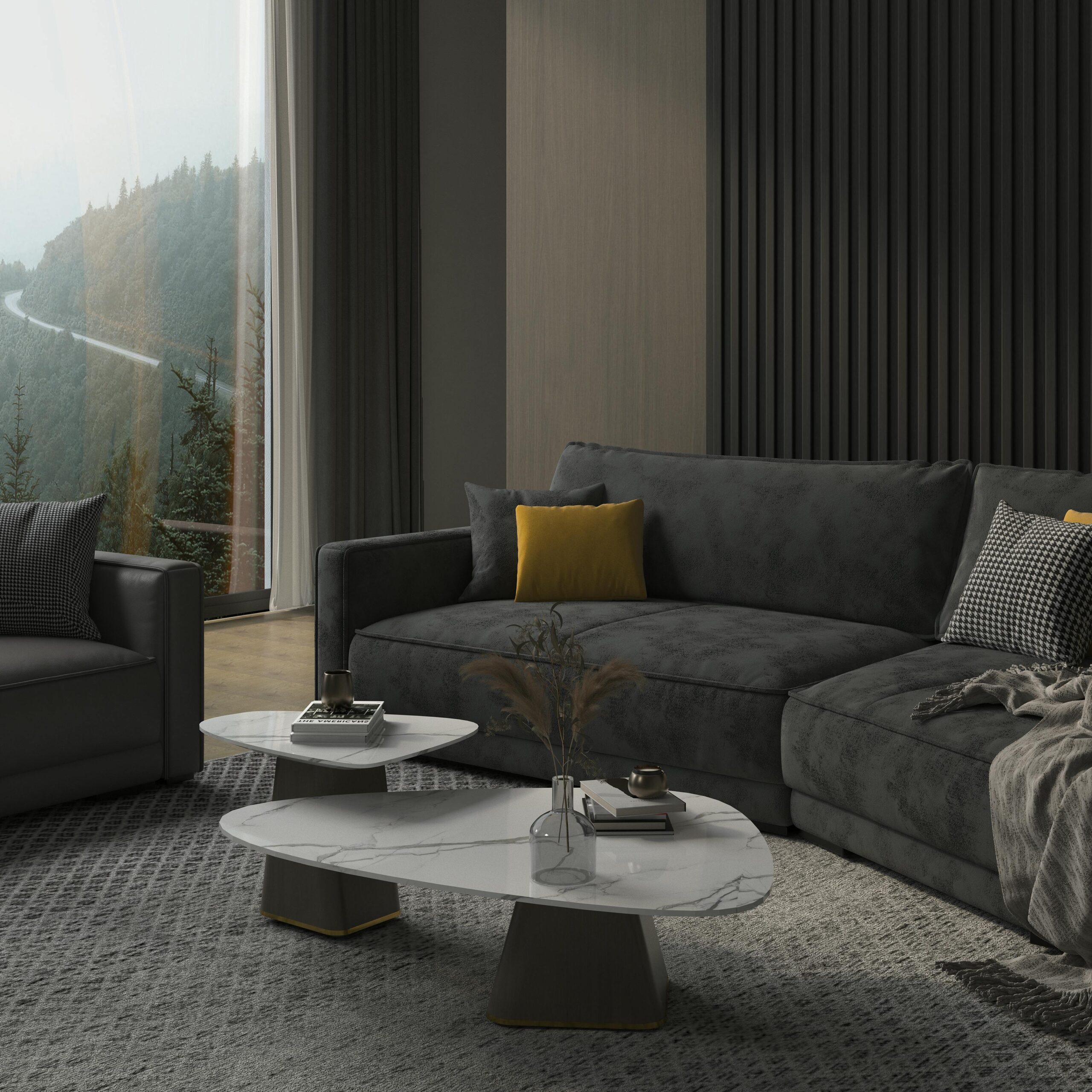 Image of couches in a therapy office.