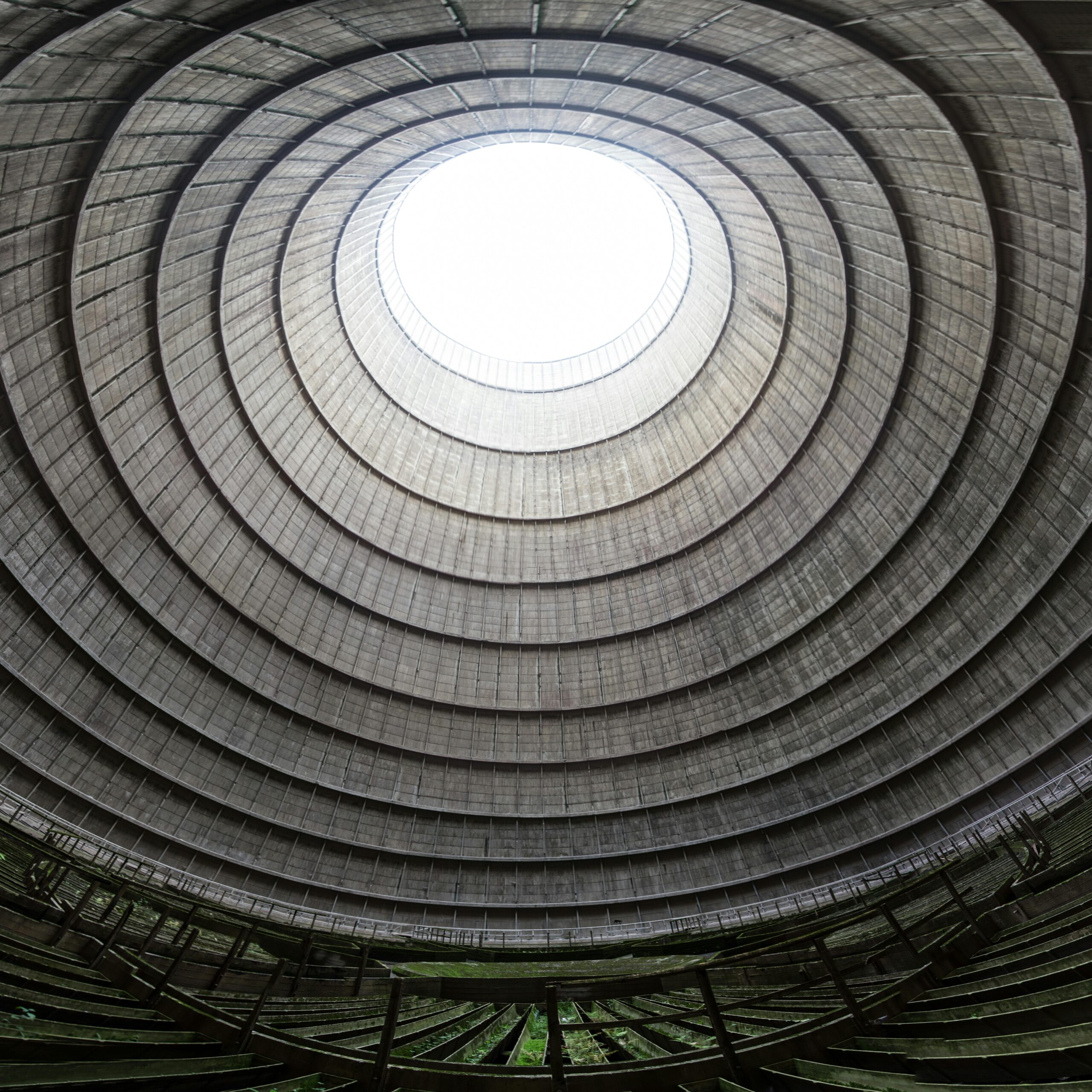 Image of skylight hole in the ceiling.