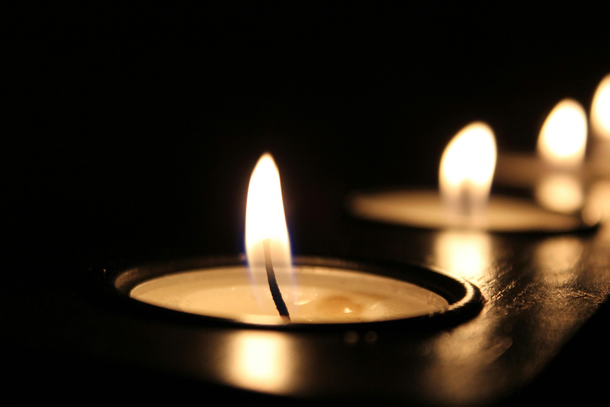 Image of lit candles.